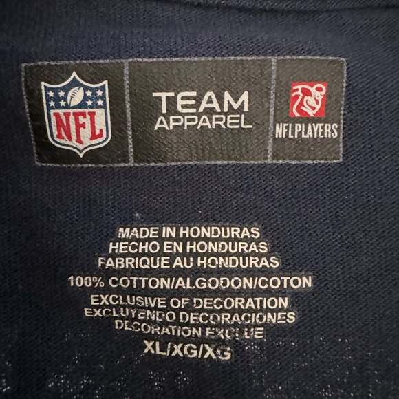 NFL Team Apparel New England PATRIOTS 87 Rob Gronkowski Stitch Motif Sz XL - Picture 3 of 3